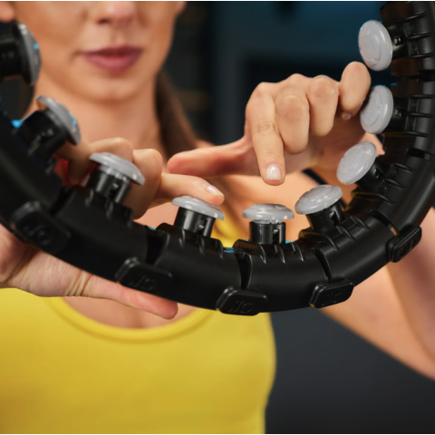 Хулахуп Trex Sport TX-020CHH масажний з обважнювачем та лічильником чорний