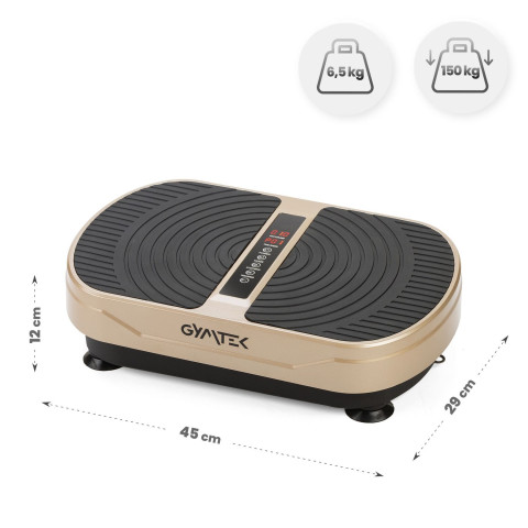 Вібраційна платформа GYMTEK XP300 золотистий