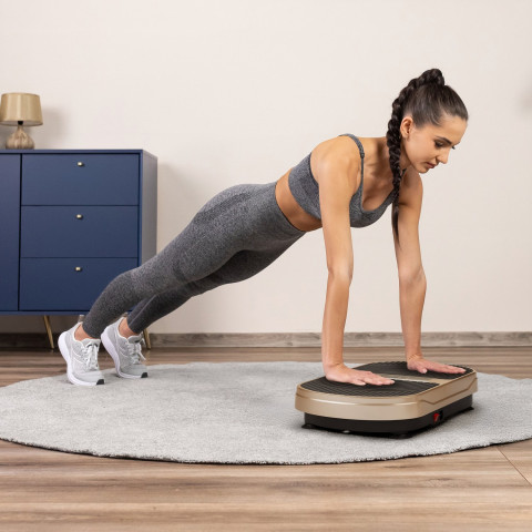 Вібраційна платформа GYMTEK XP300 золотистий