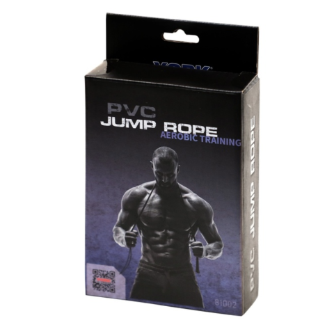 Скакалка York Fitness PVC Premium з пластиковими ручками