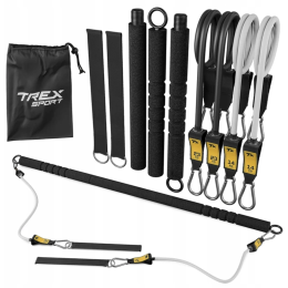 Палиця гімнастична з еспандерами Trex Sport TX-023TS 14-74кг
