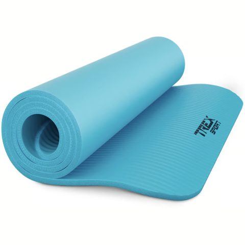 Коврик для йоги Trex Sport TX-018NGM NBR 1см 180х60 блакитний