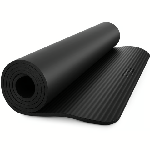 Коврик для йоги Trex Sport TX-019NGM NBR 1см 190х80 чорний