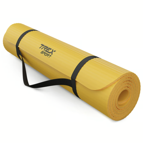 Коврик для йоги Trex Sport TX-019NGM NBR 1см 190х80 жовтий