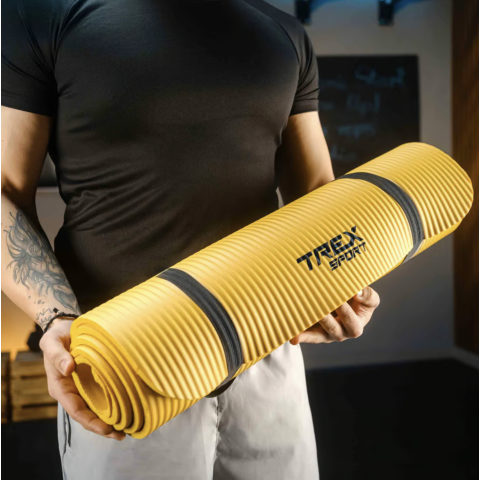 Коврик для йоги Trex Sport TX-019NGM NBR 1см 190х80 жовтий