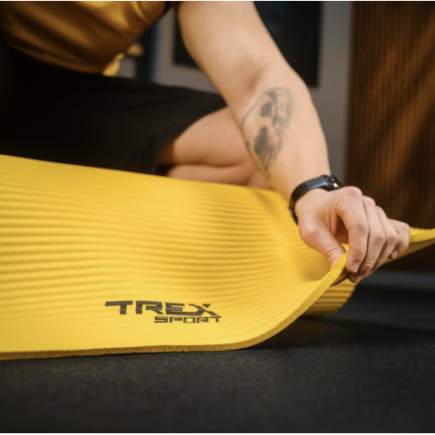 Коврик для йоги Trex Sport TX-019NGM NBR 1см 190х80 жовтий
