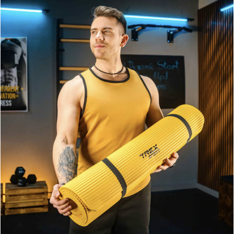 Коврик для йоги Trex Sport TX-019NGM NBR 1см 190х80 жовтий