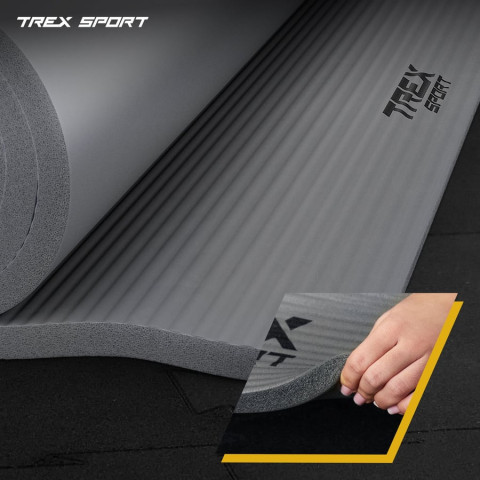 Коврик для йоги Trex Sport TX-029NGM NBR 2см 190х80 сірий