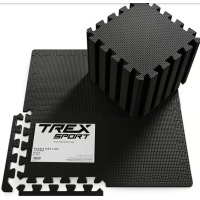 Мат-пазл EVA 1см Trex Sport TX-010PM - 24 частин чорний