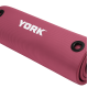 Мат для фітнесу з отворами York Fitness NBR 1см рожевий