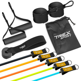 Набір резинок з еспандерами Trex Sport TX-050TSV чорний