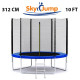 Батут SkyJump 10 фт., 312 см.з захисною сіткою