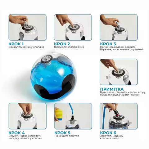 Сумка для тренувань WCG Water Ball – аквамішок 30×42 см, до 15 кг