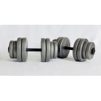 Гантелі WCG 2х15кг GREY