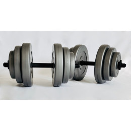 Гантелі WCG 2х18кг GREY