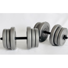 Гантелі WCG 2х20кг GREY