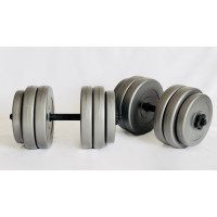 Гантелі WCG 2х25кг GREY