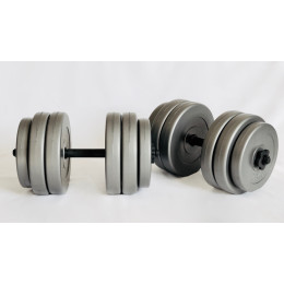 Гантелі WCG 2х25кг GREY