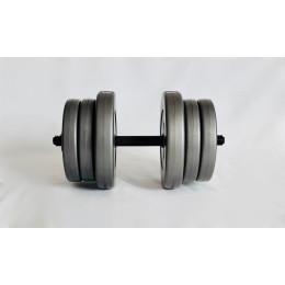 Гантель WCG 20кг GREY
