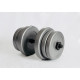 Гантель WCG 20кг GREY