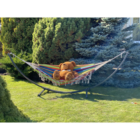 Двомісний гамак BALI XXL веселка 200х150 WCG