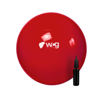 М'яч для фітнесу (фітбол) WCG 75 Anti-Burst 250кг Червоний + насос