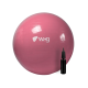 М'яч для фітнесу (фітбол) WCG 65 Anti-Burst 250кг Персиковий + насос