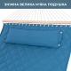 Стійка для гамака 50х50 + Двомісний гамак SOFT блакитний XXL 200x140 з планками