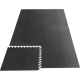 Мат-пазл DualMat 60×60×2 см (чорний/білі вкраплення) — 1 шт