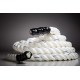Канат тренувальний для кросфіта 9м Battle Rope White WCG 50х9