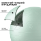 М’яч для фітнесу WCG Balance Pro 65 см Anti-Burst до 500 кг з насосом, фітбол для йоги та пілатесу, світло-зелений