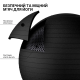 М’яч для фітнесу WCG Balance Pro 85 см Anti-Burst до 500 кг з насосом, фітбол для йоги та пілатесу, чорний 