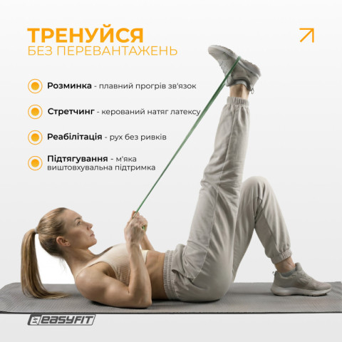 Набір резинок для підтягувань EasyFit Premium 2-32 кг (3 шт)