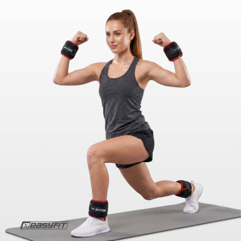 Обтяжувачі EasyFit Comfort 2,5 кг для ніг та рук з металом (пара)