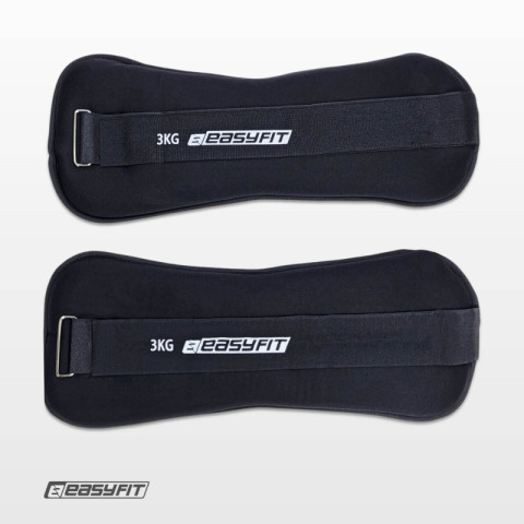Обтяжувачі EasyFit Comfort 3 кг для ніг та рук з металом (пара)
