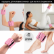 Регульовані обтяжувачі для ніг та рук WCG Soft Touch 2×0,25 кг, рожеві